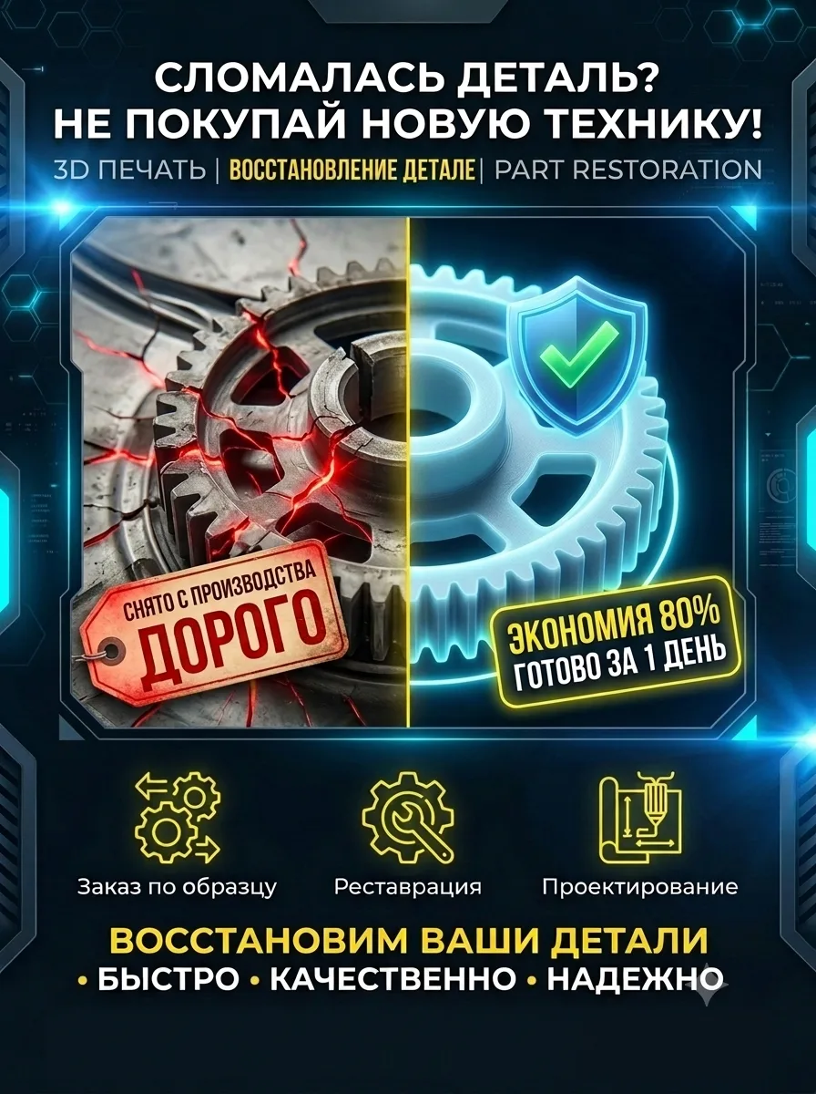3d печать на заказ инженерные чертежи — фото